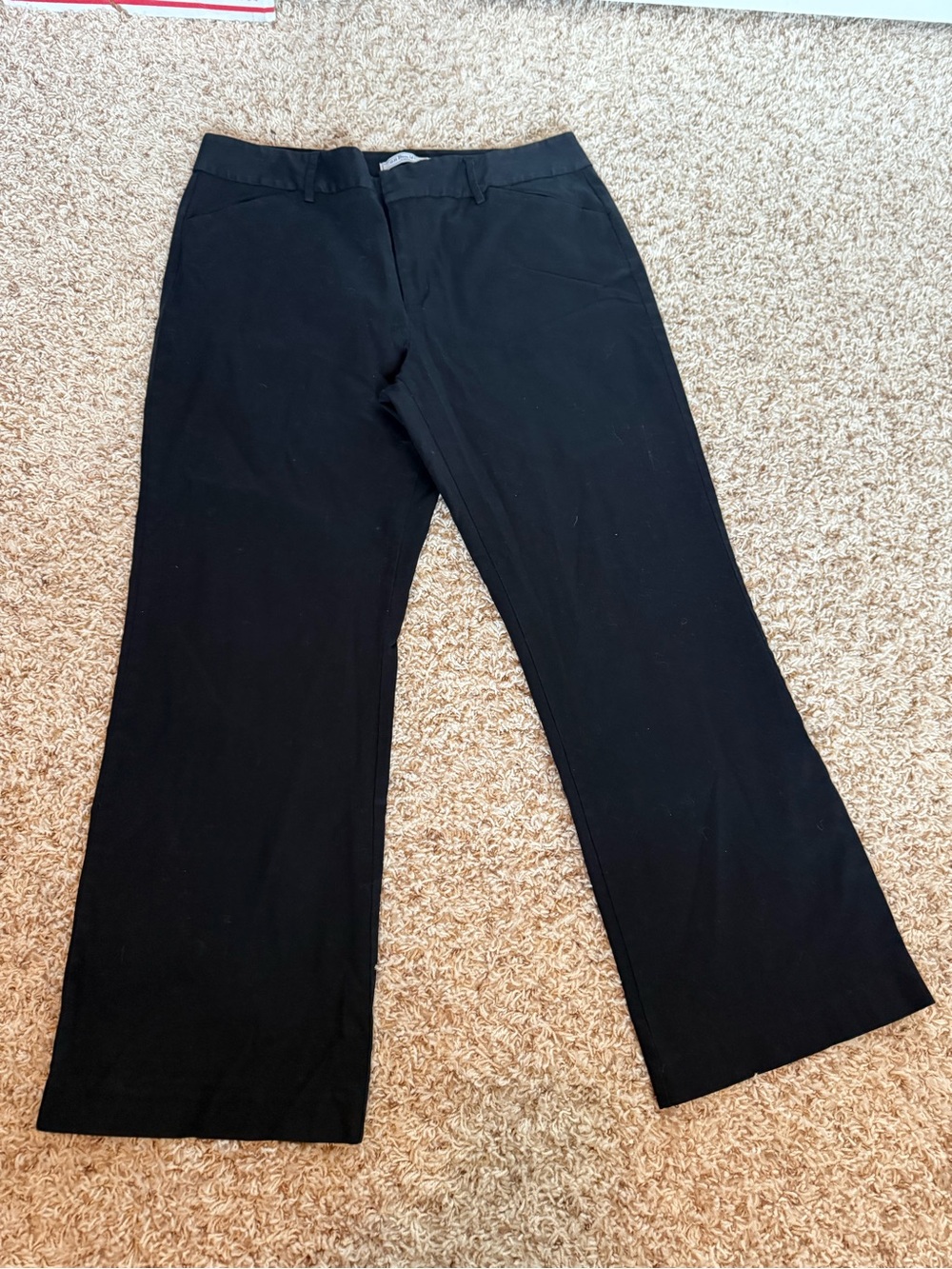 G.H. Bass & Co Women’s Size 14 Black Stretch Straight Leg Pants NWOT